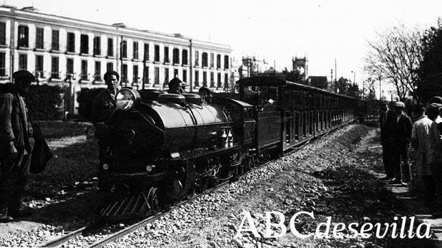 Colección gráfica de ABC: el tren de la Exposición Iberoamericana de 1929