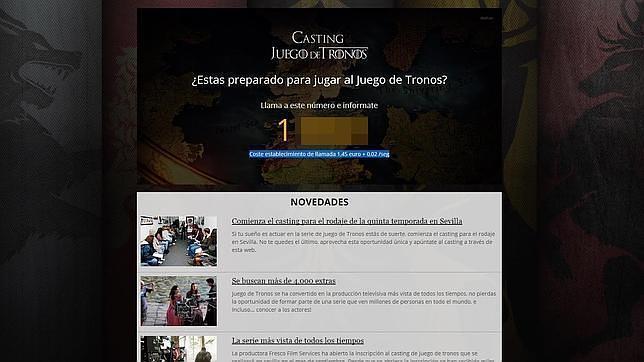 Dos detenidos por la estafa del número de tarificación especial de «Juego de Tronos»