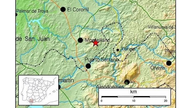 La tierra tembló hasta seis veces más tras el terremoto de 4,3 grados de Montellano