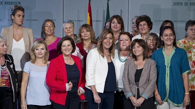 Susana Díaz reclama al Gobierno más fondos contra la violencia de género
