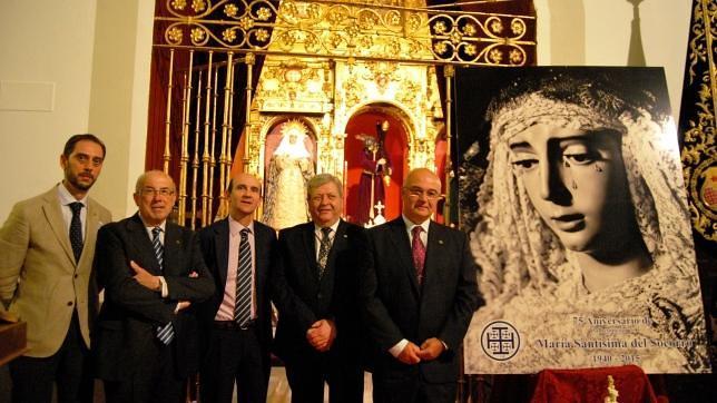 La Virgen del Socorro de Alcalá saldrá en Rosario Vespertino por su 75 Aniversario