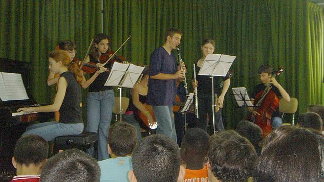 Actuación de alumnos de Música