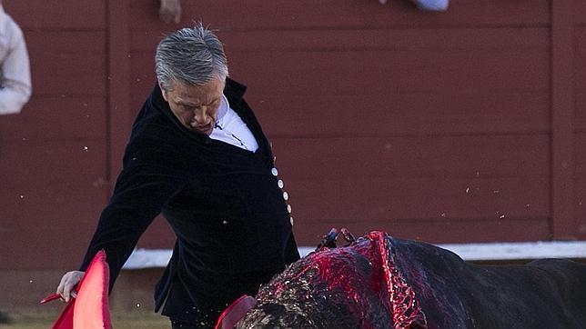 Espartaco corta una oreja en su reaparición en tierras americanas