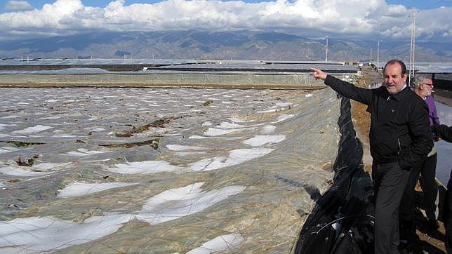 El granizo destroza 60 hectáreas de invernadero en San Agustín