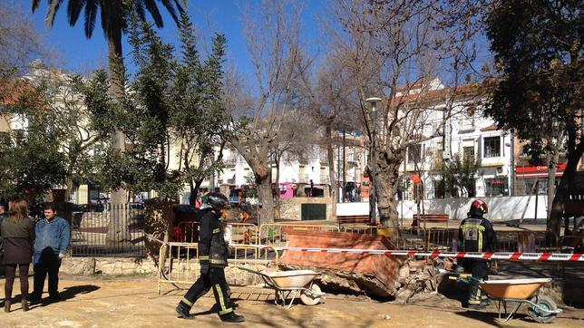 Muere un trabajador en la obra de un parque infantil de Baena