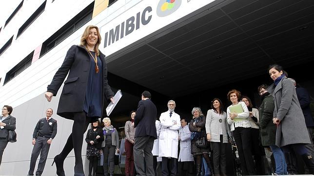 Susana Díaz se reconcilia con la cigüeña