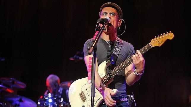 Fito, durante su último concierto en Córdoba, en el Teatro de la Axerquía