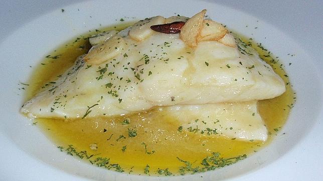 Ración de bacalao al pil pil