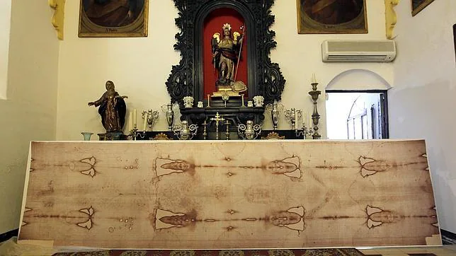 Una reproducción exacta de la Sábana Santa en Córdoba