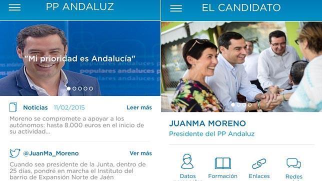 Juanma Moreno ya tiene su propia app