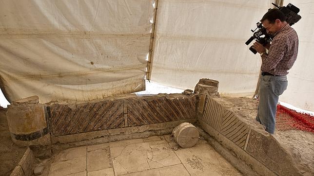 Écija instalará un sistema de alarma en el yacimiento arqueológico del mosaico robado