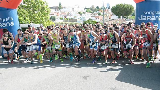 Sergio García y Rocío Espada, ganadores del III Duatlón Cross de Tomares