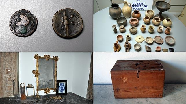 Recuperadas en Écija y Alcalá de Guadaíra más de 200 piezas históricas robadas