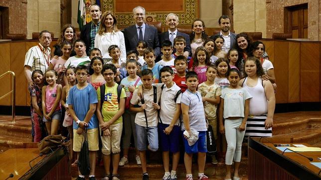 Pleno infantil en el Parlamento