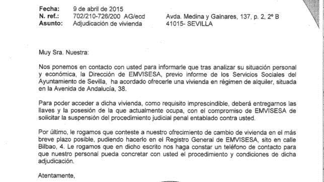 La okupa desahuciada en San Jerónimo rechazó otra vivienda municipal