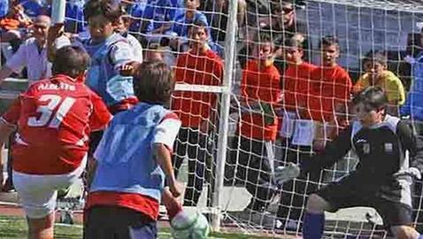 Una fiesta familiar del fútbol para niños en Sevilla