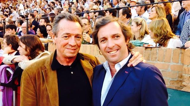 Luis de Pauloba con el recordado maestro José María Manzanares