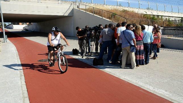 Un tercio de los nuevos carriles bici de Jerez ya funciona