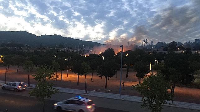 Declarados dos incendios de pasto en la zona de la Arruzafa