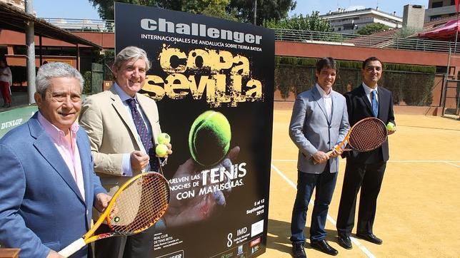 Nombres ilustres del tenis nacional se disputarán en Sevilla la Copa Challenger