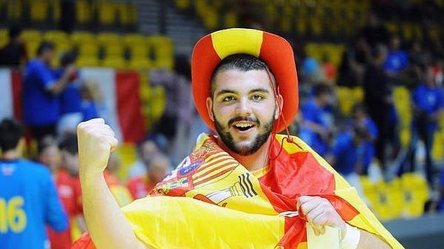 Samu Gómez, tras conseguir el bronce europeo