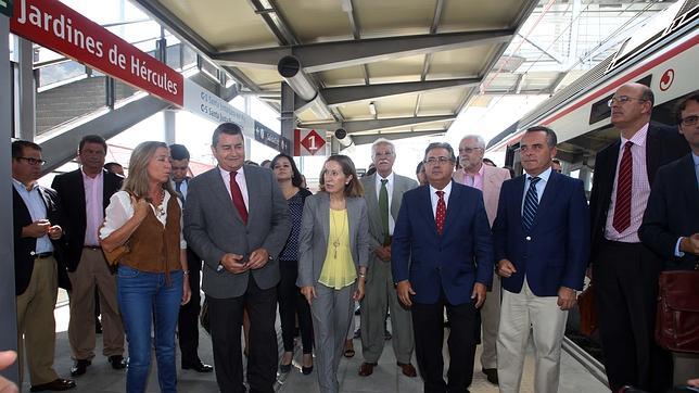 La estación de Cercanías Jardines de Hércules entrará en servicio «en días»