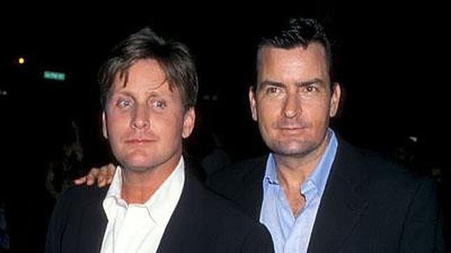 Emilio Estévez y Charlie Sheen