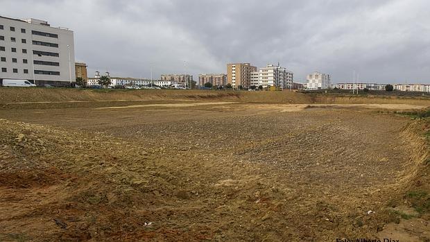 Vista de las parcelas afectadas del yacimiento