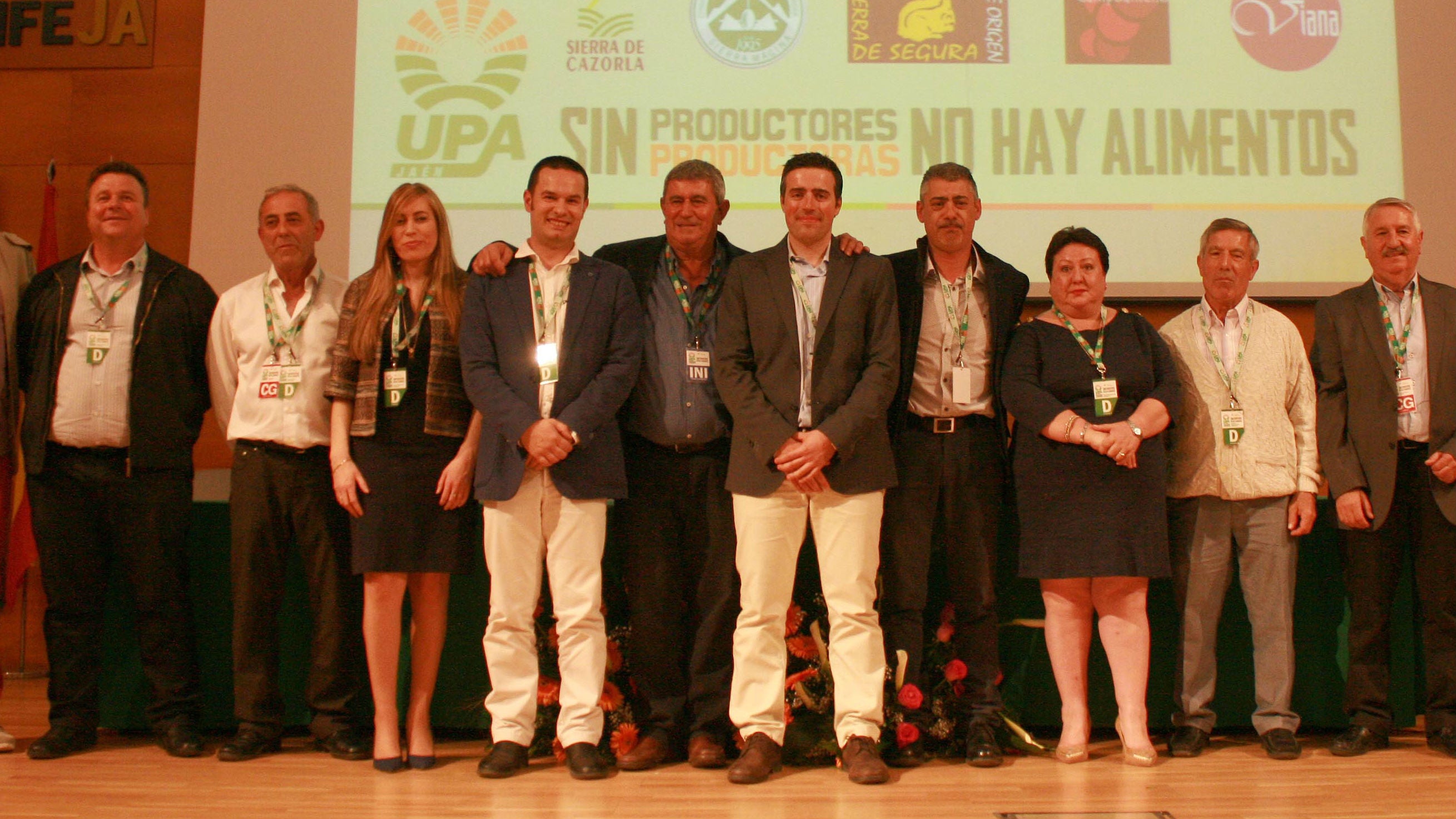 Miembros de la nueva ejecutiva de la UPA de Jaén.