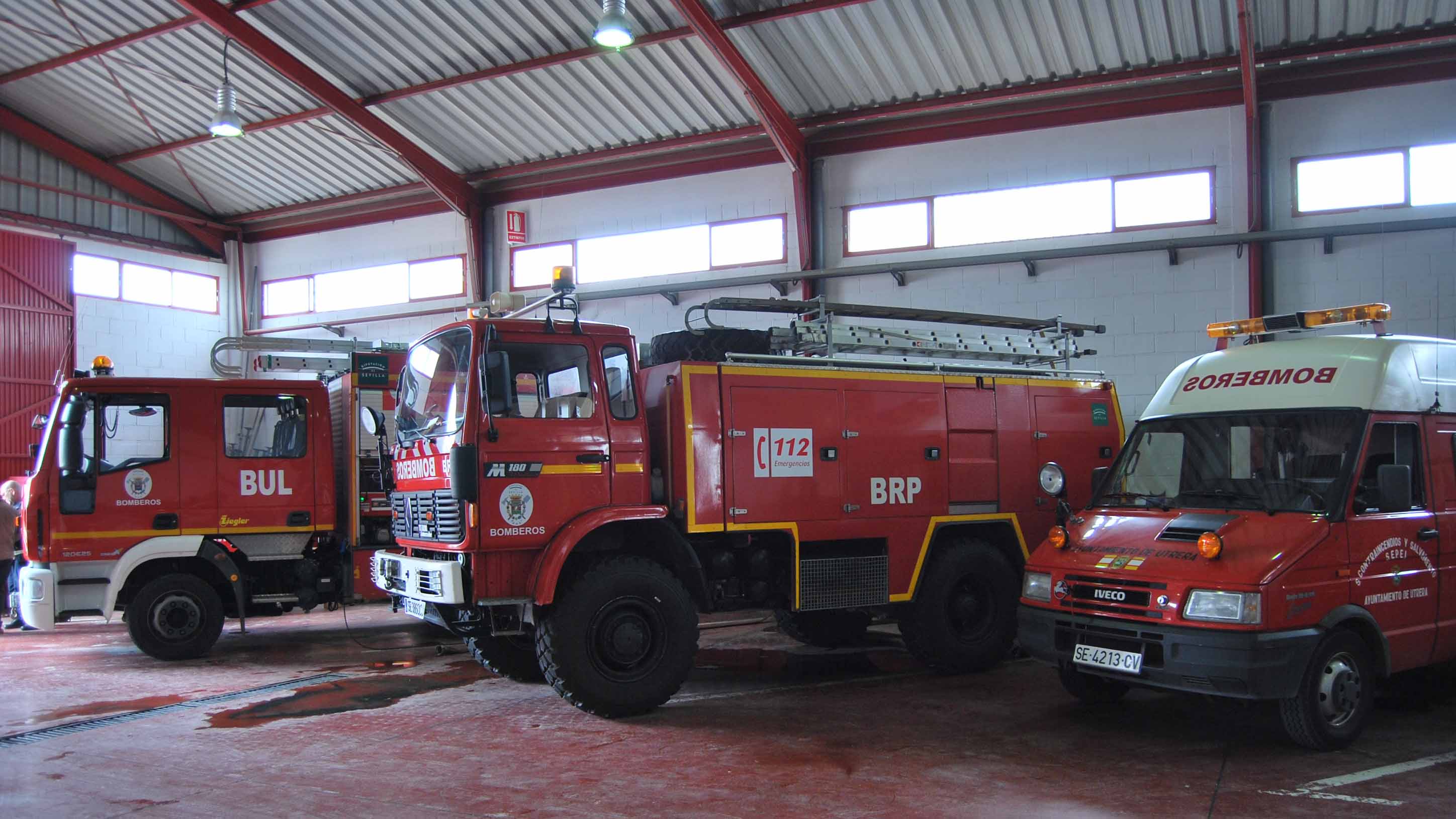 Los sindicatos vuelven a denunciar carencias de seguridad en el trabajo de los bomberos de Utrera
