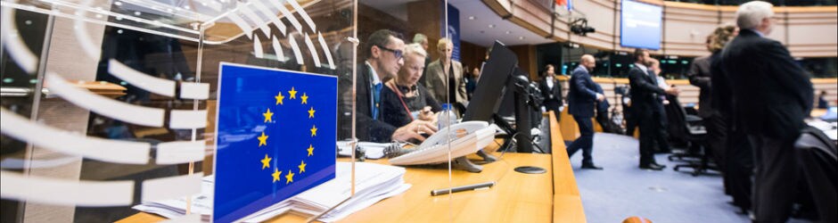 Hemiciclo del Europarlamento en su sede de Bruselas