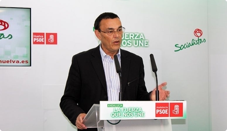 El secretario general del PSOE de Huelva, Ignacio Caraballo,