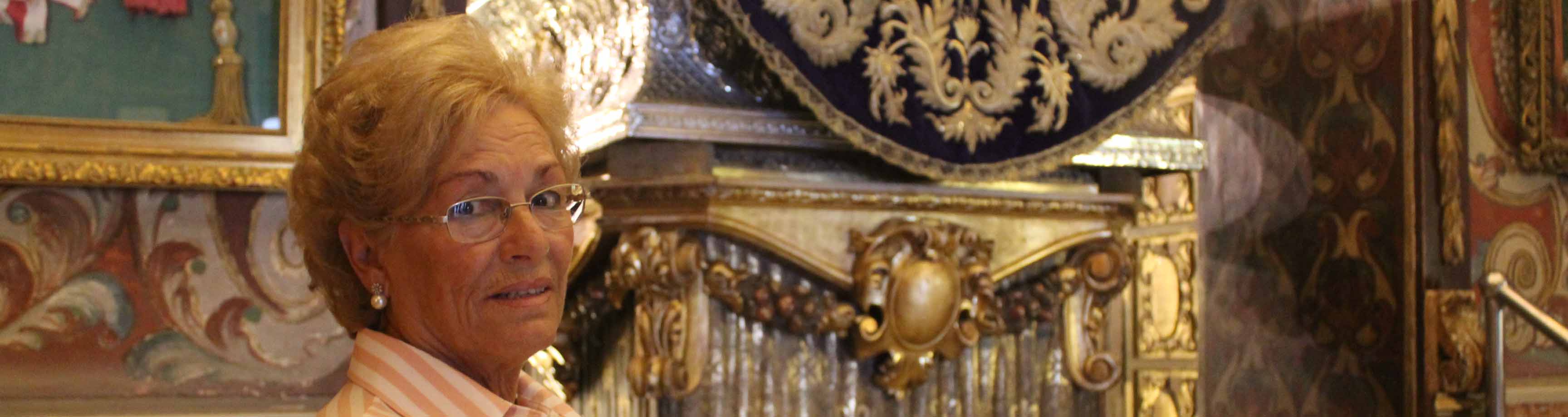 Rosario García no ha perdido su vinculación con el santuario de Consolación