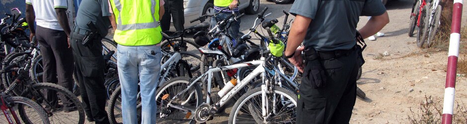 Agentes de la Guardia Civil recuperan bicicletas de otros robos