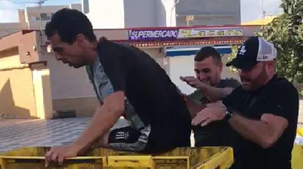 Imagen del video grabado en La Línea