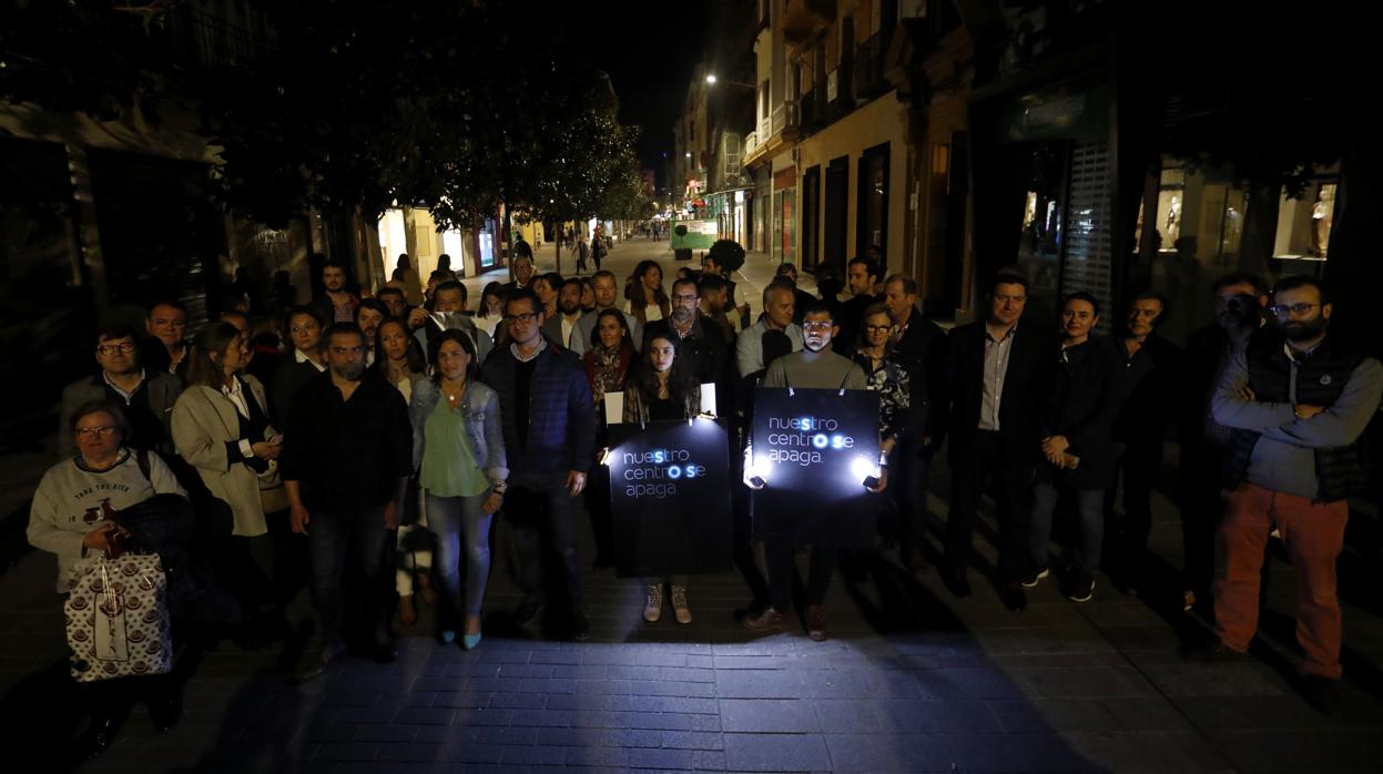 Representantes de los negocios de Cruz Conde en la acción reivindicativa