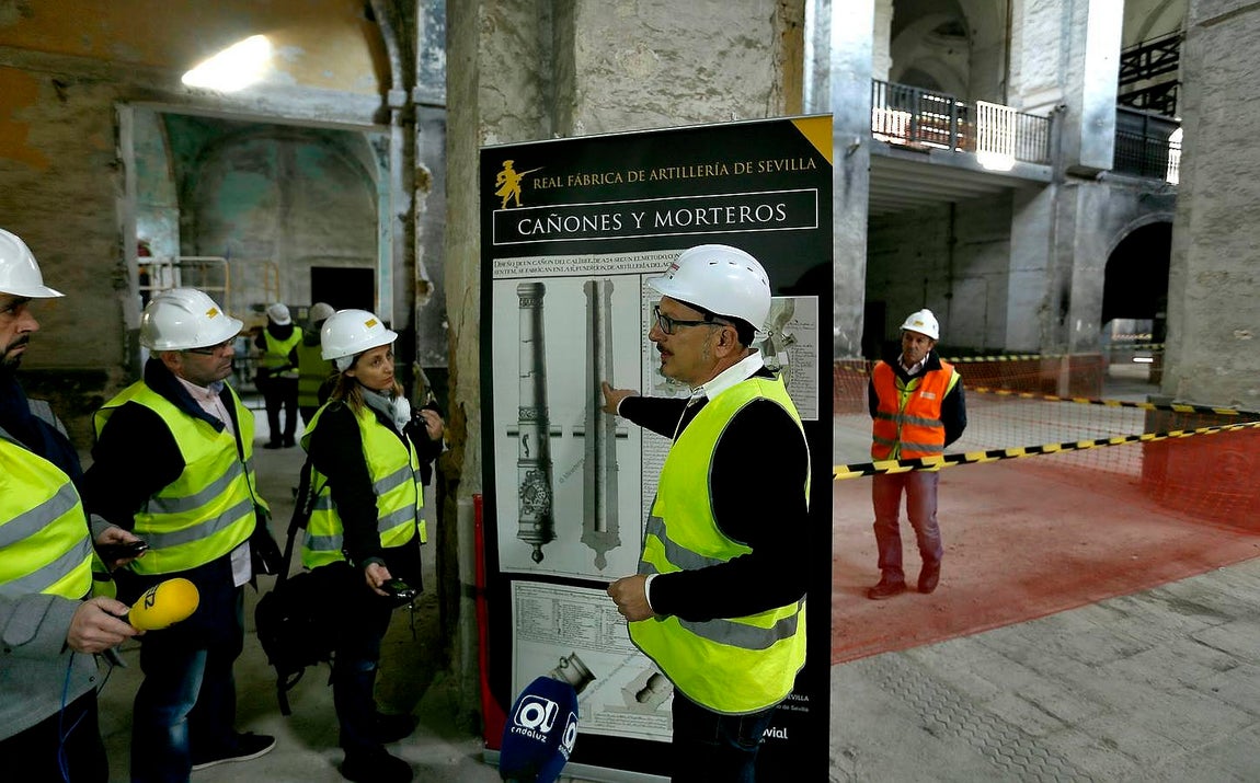 El plan de uso de la Fábrica de Artillería pasa por utilizarlo como espacio cultural y para cubrir necesidades del barrio y el distrito