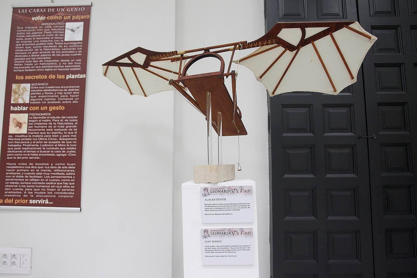 La exposición sobre Leonardo Da Vinci se puede visitar en el Museo Casa de la Ciencia de Sevilla (Pabellón de Perú, en la Avenida de María Luisa).