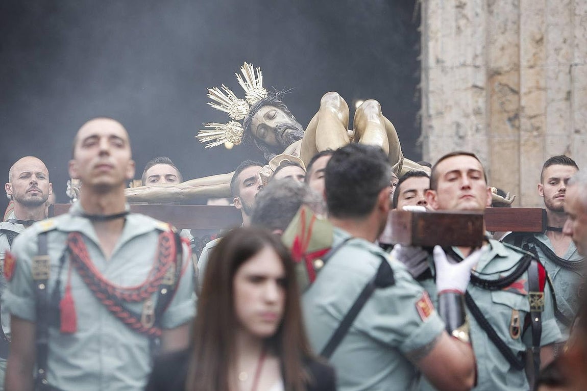 El histórico vía crucis del Cristo de la Caridad
