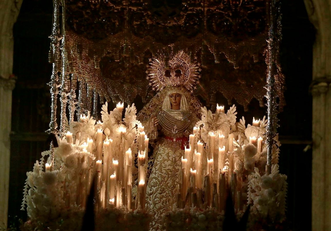 La Madrugada en el interior de la Catedral, por Serrano