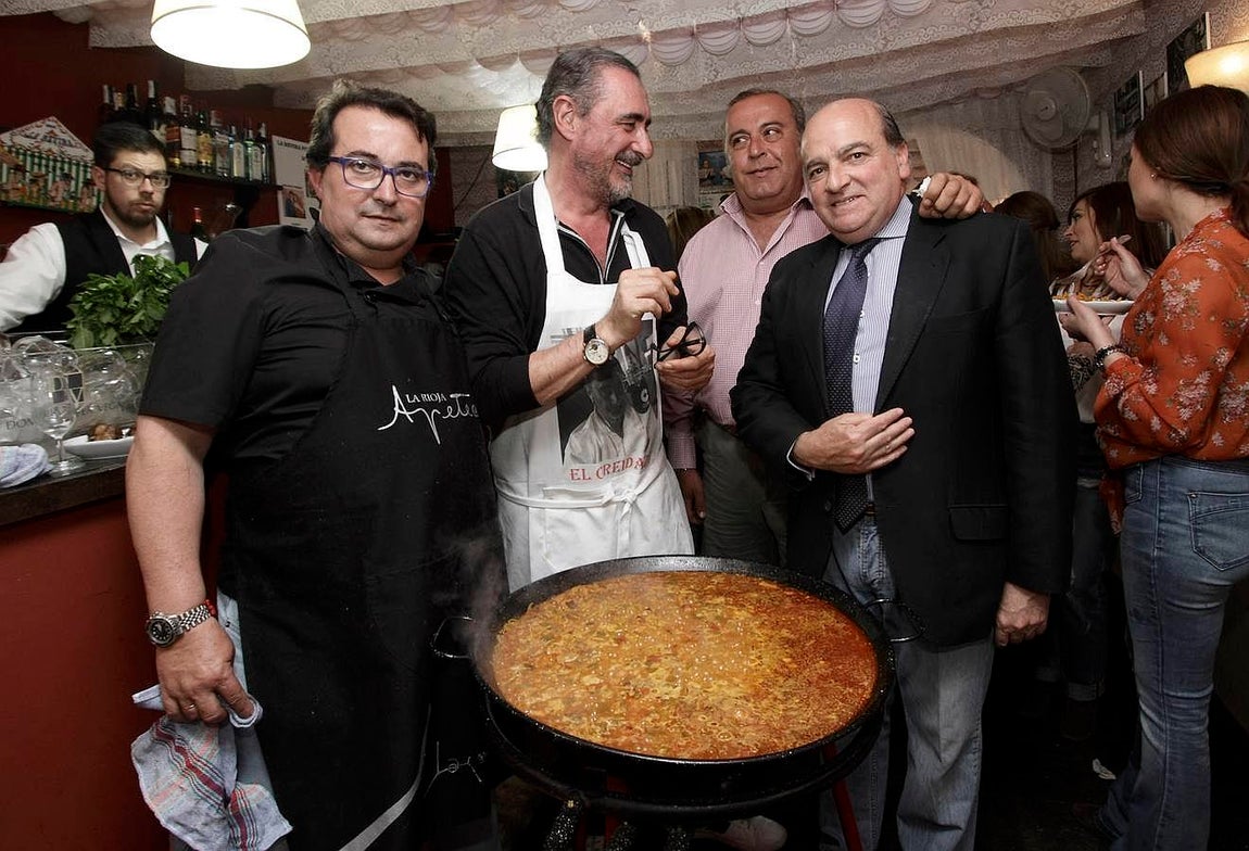 Antonio Fariñas, Carlos Herrera, Ricardo Laguillo y Luis Miguel Martín Rubio