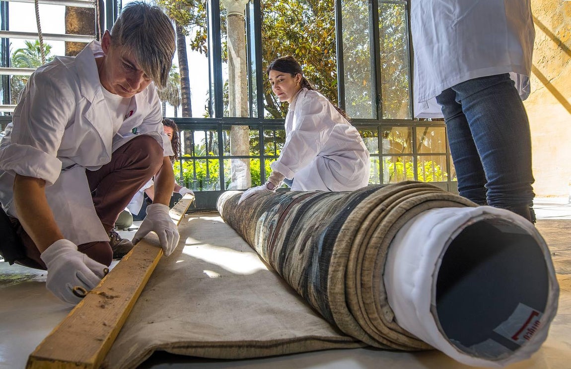 Restauración en directo en el Alcázar
