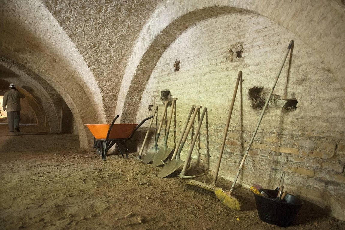 Restauración en directo en el Alcázar