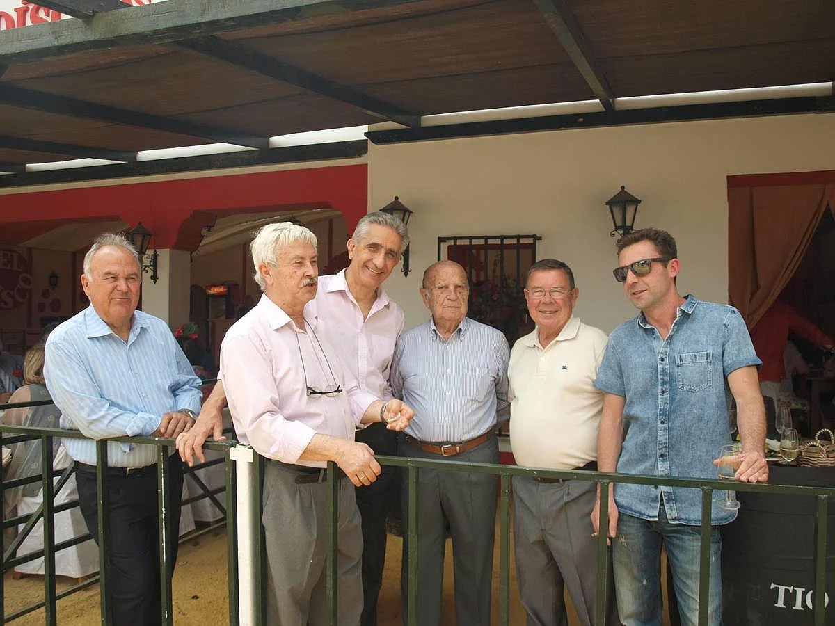 Antonio Romero, José Vázquez, Andrés Rodríguez, Genaro Capote, Juan Durán y José Manuel Chacón