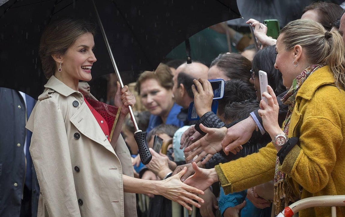 Los Reyes de España, de visita en Aerópolis