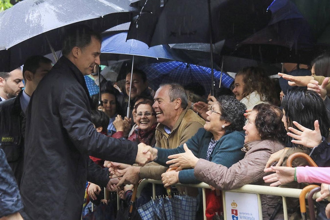 Los Reyes de España, de visita en Aerópolis