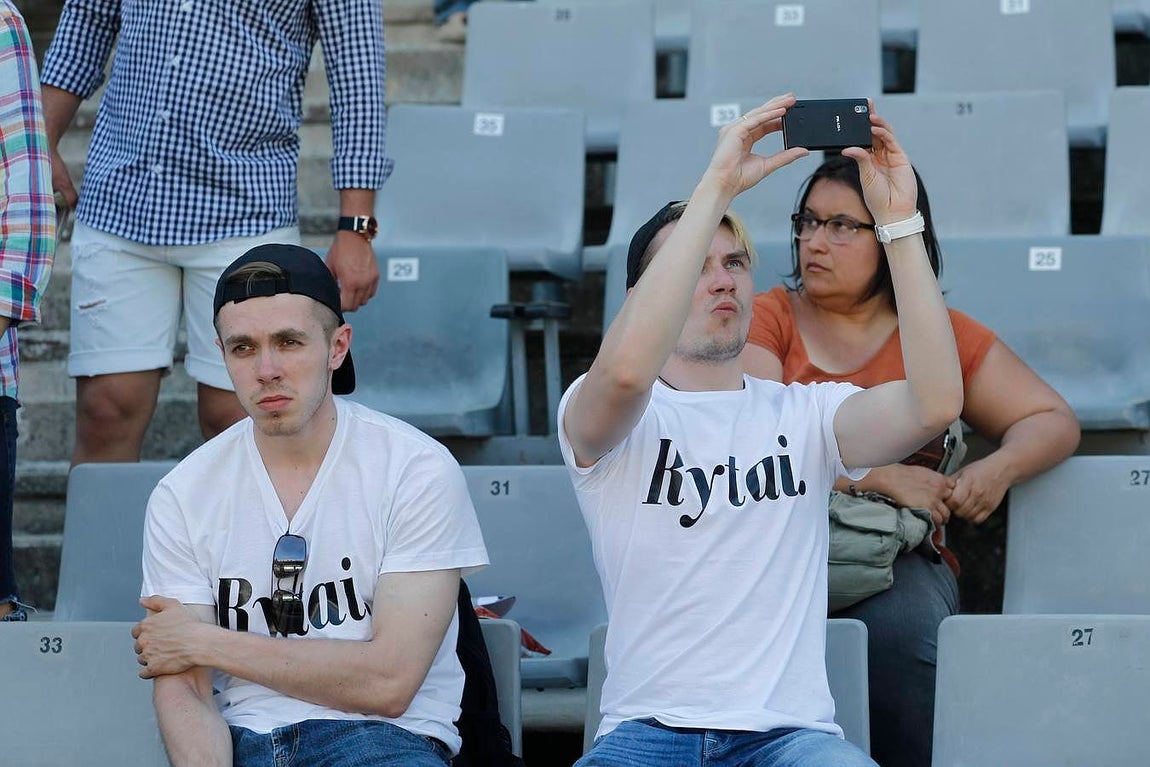 En imágenes, el ambiente en la grada del Córdoba-Elche