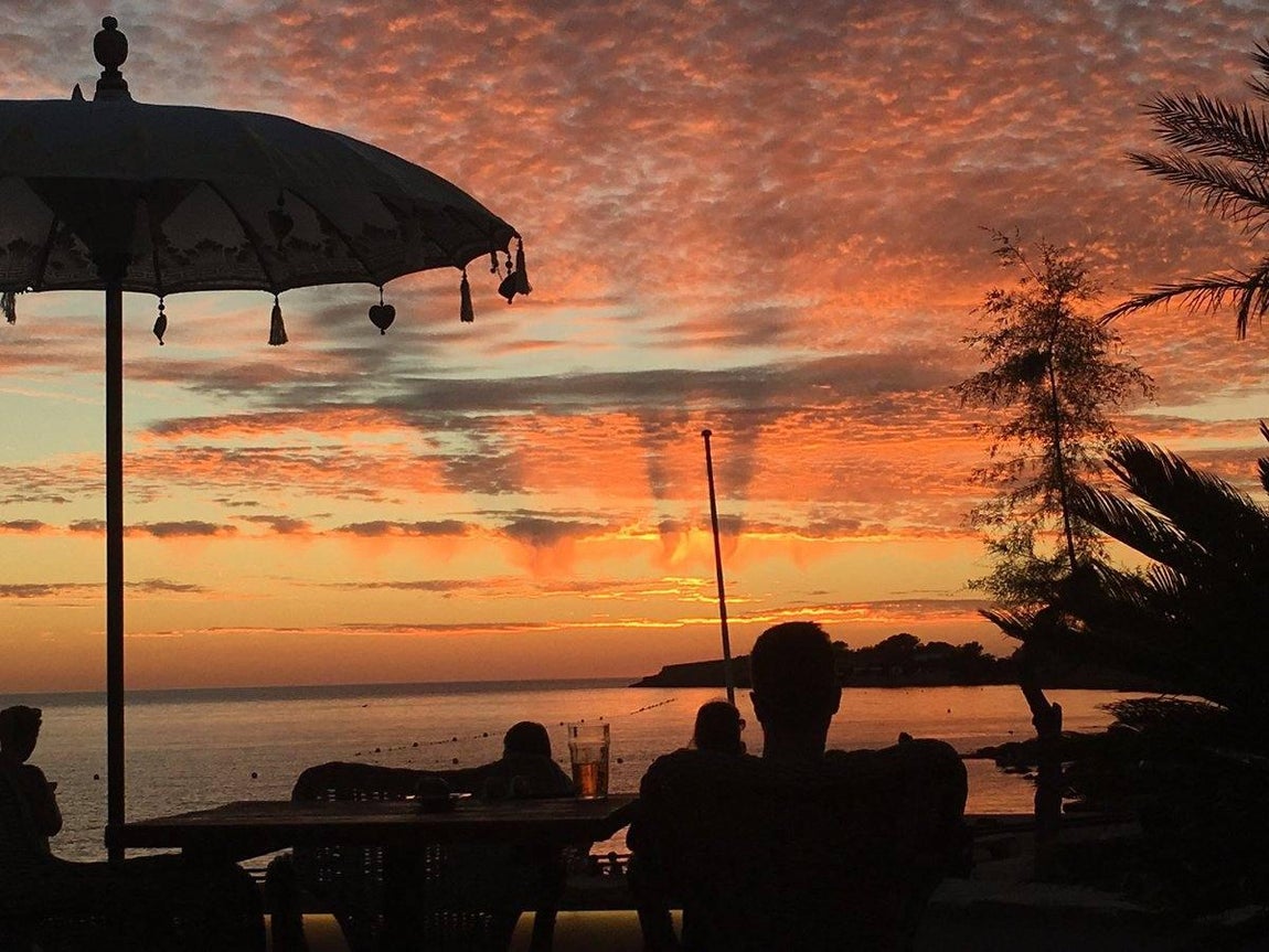 Atardecer en Ibiza