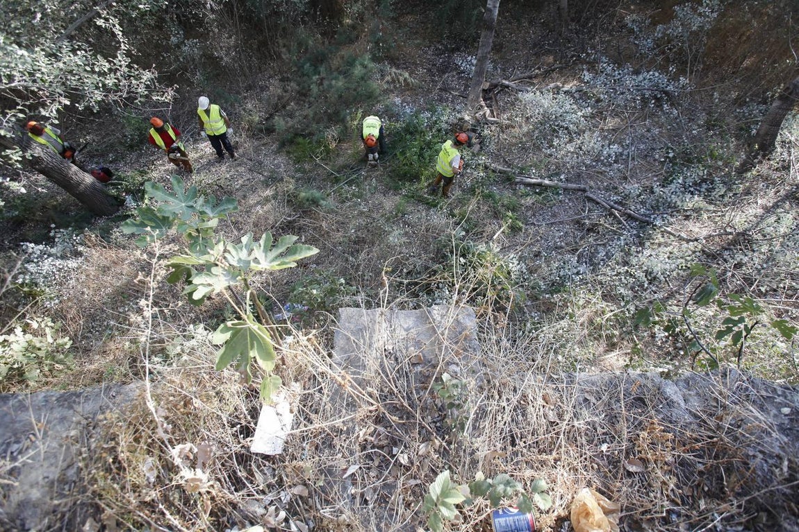 La peor cara del río Guadalquivir en Córdoba