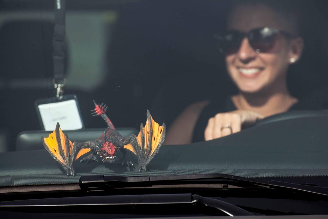 Estampas del rodaje de «Juego de Tronos» en el Castillo de Almodóvar